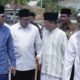 Dari kiri ke kakan: Gus Mus, Menag Lukman Hakim Saifuddin, dan D. Zawawi Imron. (FOTO: DOk. Humas Kemenag)