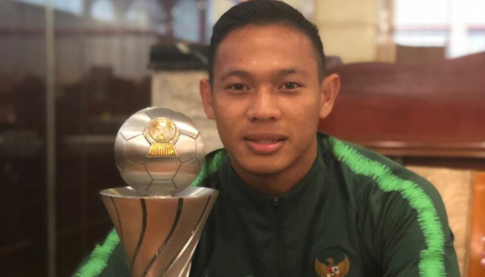 Timnas U-22 Yang Juarai Piala AFF 2019 yakni Andy Setyo Nugroho adalah seorang prajurit Kostrad (Foto Dok. Kostrad.mil.id).