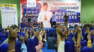 Ribuan Relawan Dewi Songgolangit Ponorogo Janji Menangkan Ibas Dalam Pileg Mendatang