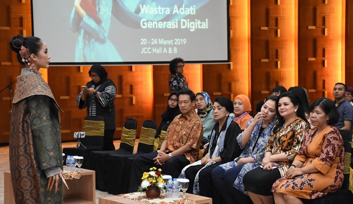 konferensi pers pameran Pameran Adiwastra Nusantara 2019, Jakarta, Rabu (13/3). (FOTO: Istimewa)