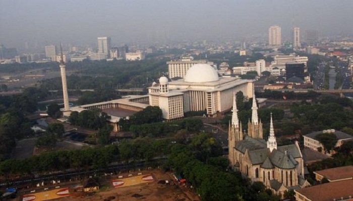 Masjid Istiqlal dan Gereja Katedral simbol toleransi dan kerukunan beragama di Indonesia. (Foto: Istimewa)