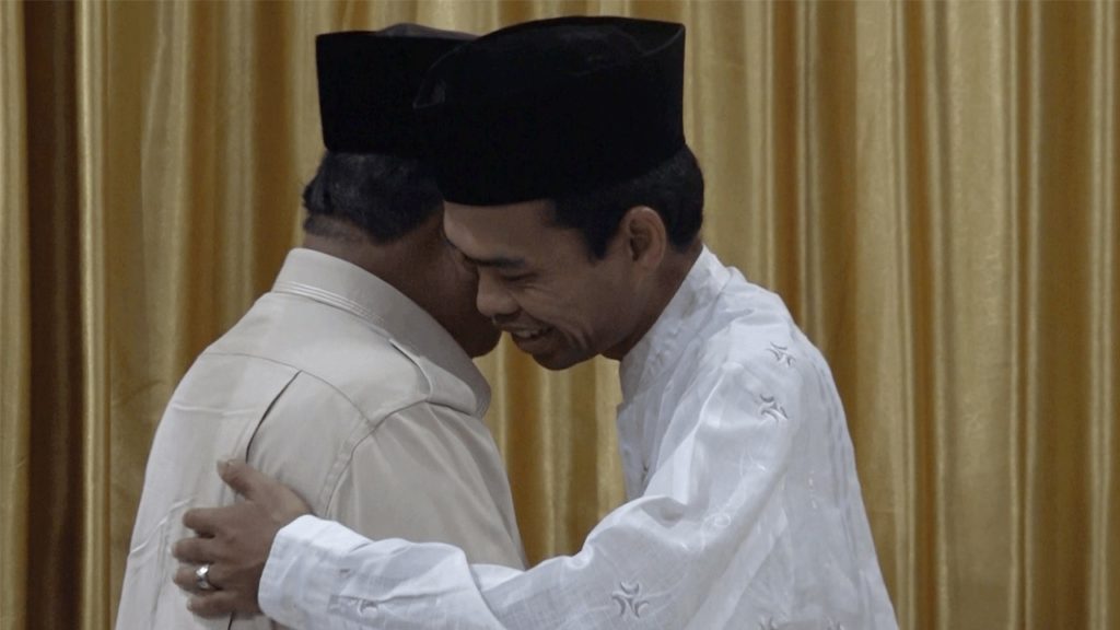 Ustad Abdul Somad (UAS) Pada Rabu, 11 April 2019, Memberikan Dukungan Kepada Calon Presiden Nomor Urut 02, Prabowo Subianto (Foto Istimewa)
