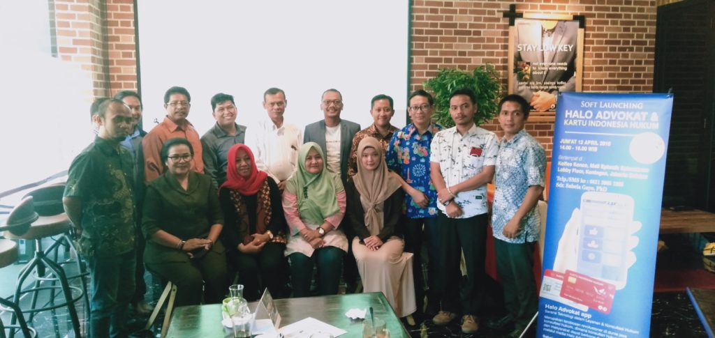 Soft Launching Platform Jasa Bantuan Hukum Elektronik HALO ADVOKAT digelar pada Jumat (13/4/2019) di Kawasan Kuningan Jakarta. (Foto Dok. NUSANTARANEWS.CO)