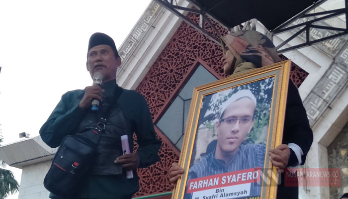 Ayah Farhan Syafero Saat Memberikan Sambutan (Foto Dok. Nusantaranews.co)