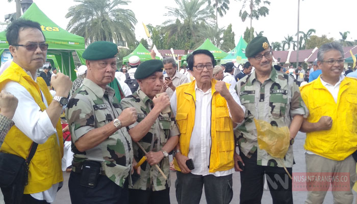 Para Purnawirawan TNI AD Hadiri Acara Doa Bersama Untuk Para Korban Kerusuhan 22 Mei yang Menewaskan 8 Orang Sipil. (Foto: Romadhon/NUSANTARANEWS.CO)
