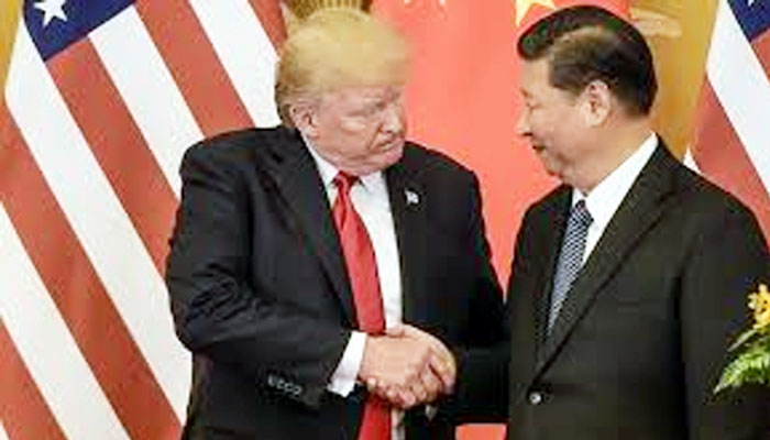 Presiden Tump dan Presiden Xi