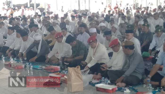 Halal Bihalal Purnawirawan TNI dan Polri di Masjid At Tin TMII, Jakarta Pusat Dihadiri 7 Ribu Orang. (Foto: Romandhon/ NUSANTARANEWS.CO).