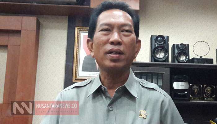 Ketua AMPG Jatim Heri Sugiyono Kecam Pihak yang Mendesakan Airlangga Mundur dari ketum Golkar. (Foto: Tri Wahyudi/NUSANTARANEWS.CO).