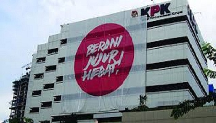 Gedung KPK betuliskan Berani Jujur Hebat! (Foto: Istimewa)
