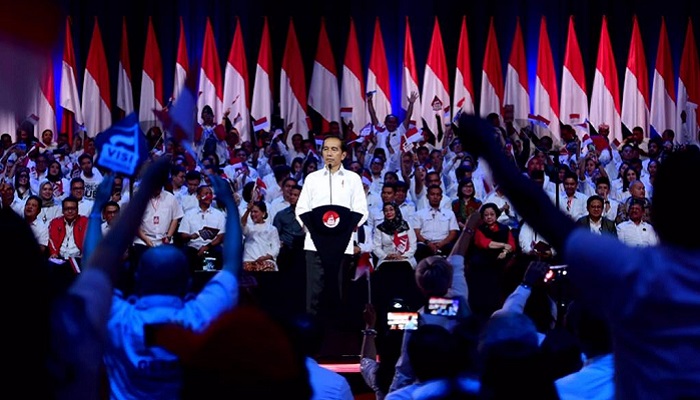 Presiden Terpilih RI Joko Widodo saat menyampaikan Pidato "Visi Indonesia". (FOTO: Dok. @jokowi)