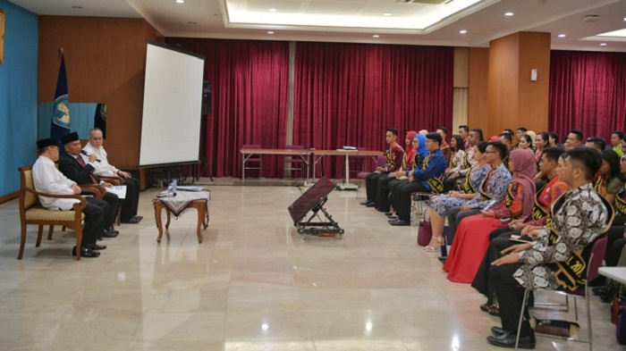 Audiensi Duta Bahasa dengan Mendikbud Muhadjir Effendy. (FOTO: Istimewa)