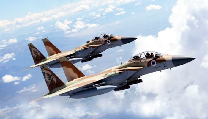 Jet-Jet Tempur Israel Menyerang Pangkalan Angkatan Laut Hamas