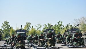 Jelang Latgab TNI 2019, Armed 12/Divif-2/Kostrad Gelar Pasukan dan Alutsista