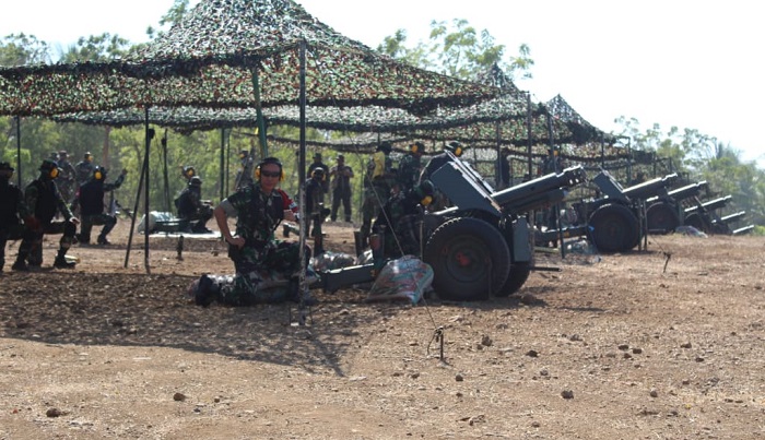 Latgab TNI, Danmenarmed 1/PY-2/Kostrad Pastikan Kesiapan Jajaran Armed. (FOTO: NUSANTARANEWS.CO)