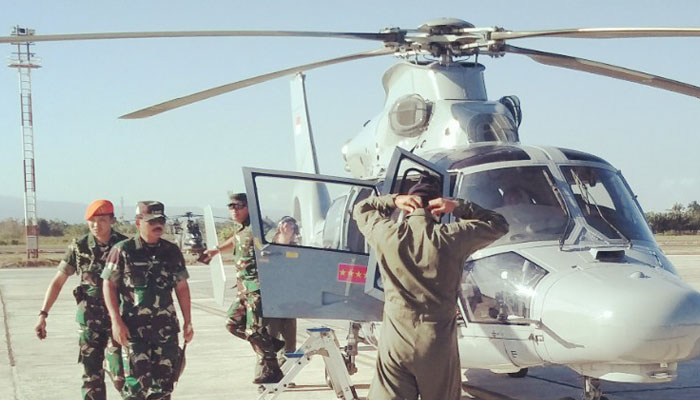 Panglima TNI Hadi Tjahjanto Mendarat ke Banyuwangi. (Foto Dok. Istimewa)