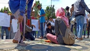 Peringati Hari Tani Nasional, Puluhan Pemuda di Sumenep Gelar Demonstrasi