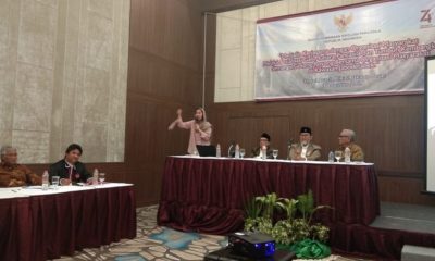 BPIP jalin kerjasama dengan ISRI adakan seminar bertajuk "Gali Mutiara Pancasila dan Tumbuh Kembangkan Semangat Gotong Royong Bersama Organisasi Masyarakat di Kawasan Jabotabek" di Hotel Acacia, Jakarta (31/8/2019). (FOTO: NUSANTARANEWS.CO)