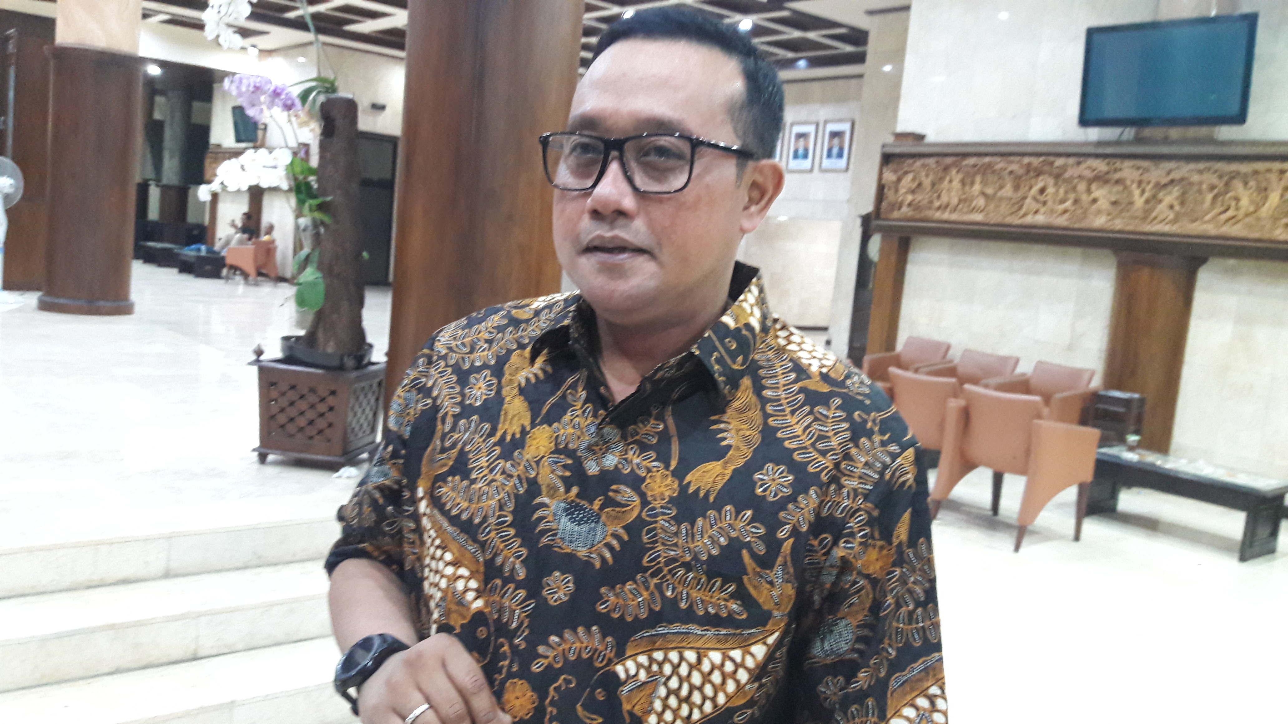 anggota FPG DPRD Jatim Blegur Prijanggono saat dikonfirmasi di Surabaya, Rabu (27/11/2019).