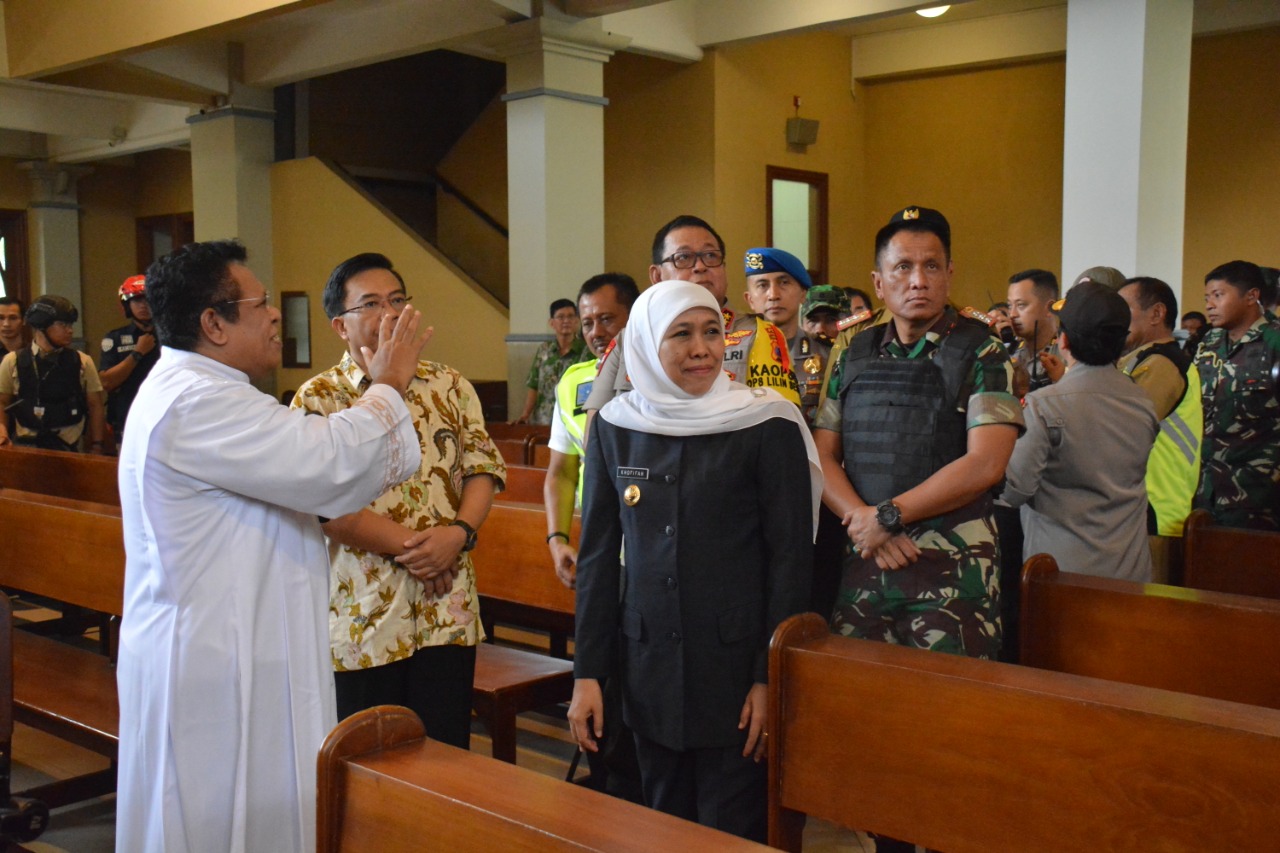Sambangi Gereja, Tiga Pilar Jawa Timur Pastikan Harmonious Partnership