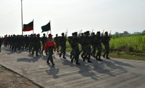 Gerak Jalan Yudha Wastu Pramuka Jaya Peringati Hari Infanteri