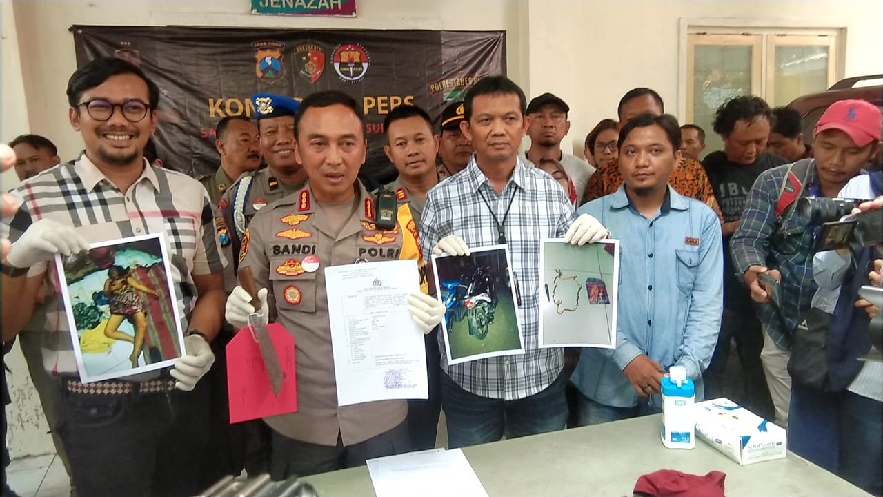 Kapolrestabes Surabaya Kombes Pol Sandi Nugroho saat di Mapolrestabes Surabaya, Jumat (27/12/2019).