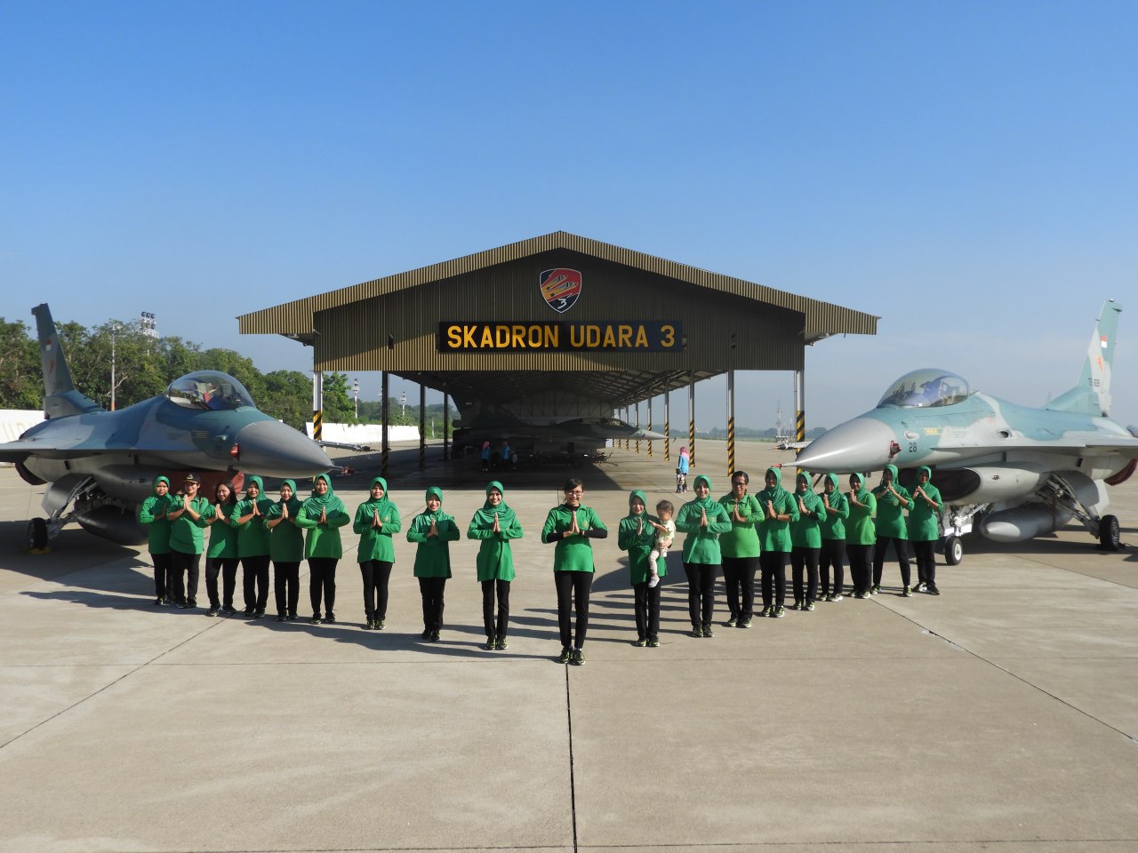 Hanggar Skuadron Udara Lanud Iswahjudi, Saksi Sinergitas Hijau dan Biru