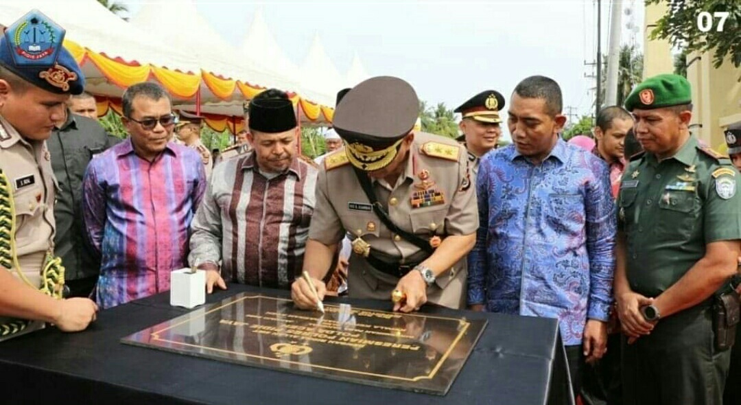 Kapolda Aceh resmikan pembangunan Polres Pidie Jaya