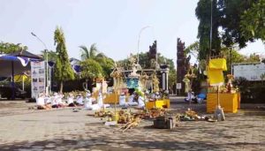 Perayaan Nyepi Dikawal Ketat Aparat Kodim Surabaya Utara