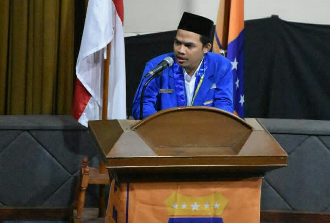 Ketua PMII DKI Jakarta, Rizki,