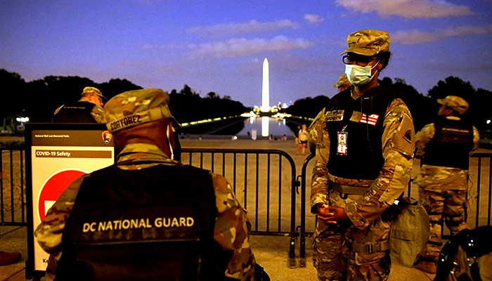 Pejabat DOD: National Guard adalah pilihan pertama dalam menanggapi kerusuhan sipil.