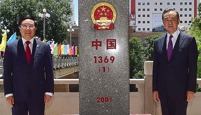 Cina-Vietnam Peringati 20 Tahun Demarkasi Batas Darat di Cina Selatan pada hari Minggu (23/8).