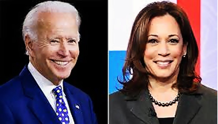 Joe Biden pilih Kamala Harris sebagai pasangannya.
