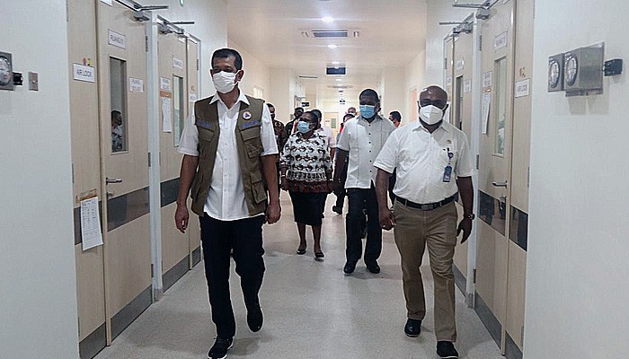 Rumah sakit rujukan Covid-19 di Kabupaten Biak Numfor diresmikan Ketua Satuan Tugas (Satgas) Penanganan Covid -19