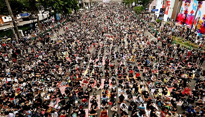 PM Thailand menolak mundur, aksi unjuk rasa terus berlanjut.