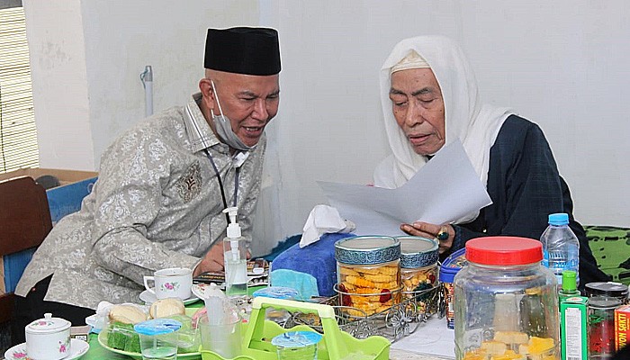 MH Said Abdullah silaturrahim ke Pondok Pesantren Annuqayah Guluk Guluk Sumenep Madura.