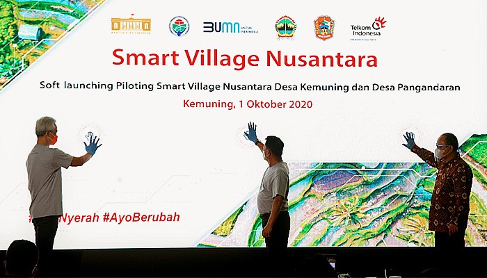 Dukung digitalisasi dan perkembangan ekonomi desa, Telkom hadirkan Smart Village Nusantara.