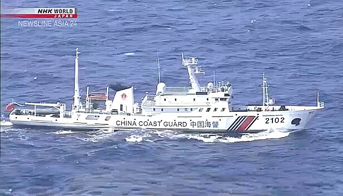 Cina tingkatkan tekanan kepada Jepang terkait klaim kepulauan Senkaku.