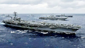 USS Nimitz dan Carrier Strike Group (CSG) Mulai Latihan Fase Kedua di India Barat
