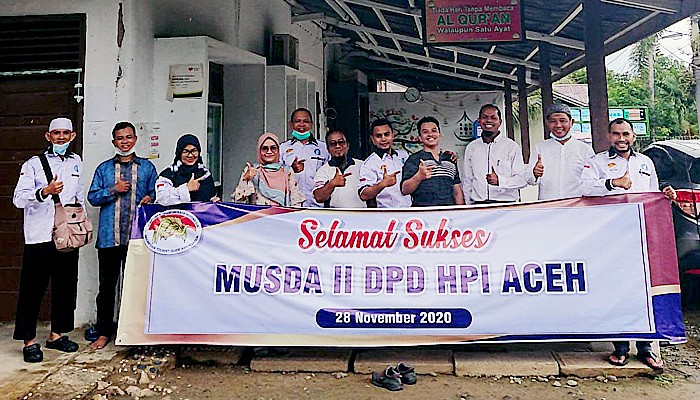 Musda II Himpunan Pramuwisata Indonesia (HPI) Provinsi Aceh dilaksanakan secara Virtual via Zoom Cloud Meeting pada hari Sabtu (28/11).