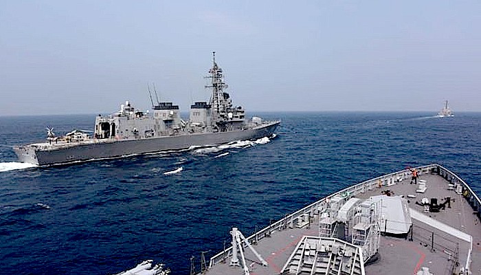 QUAD mulai gelar latihan militer dekat Teluk Benggala India, Selasa (3/11).