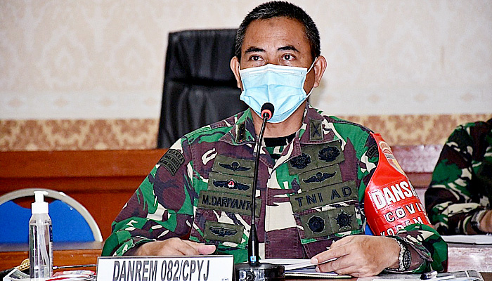 Tangani pandemi, Kolonel Dariyanto minta Dandim jadi garda terdepan.