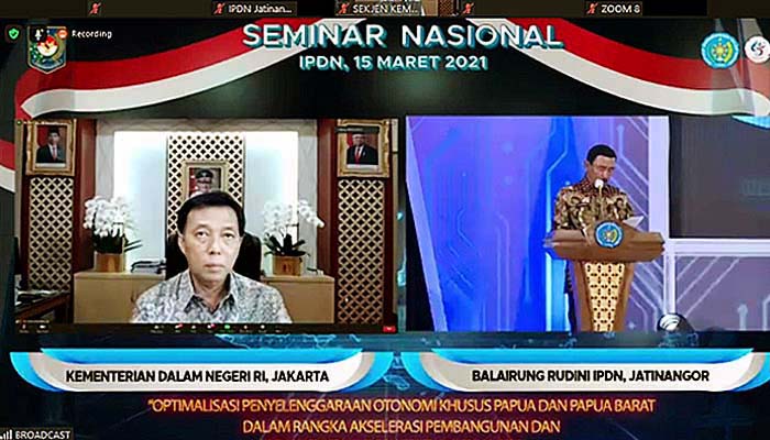 Dies Natalis IPDN ke-65: Hadirkan Seminar Nasional soal Otonomi Khusus Papua dan Papua Barat.