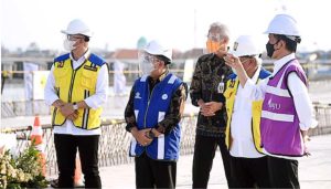 Presiden Tinjau Pembangunan Jalan Tol Semarang-Demak