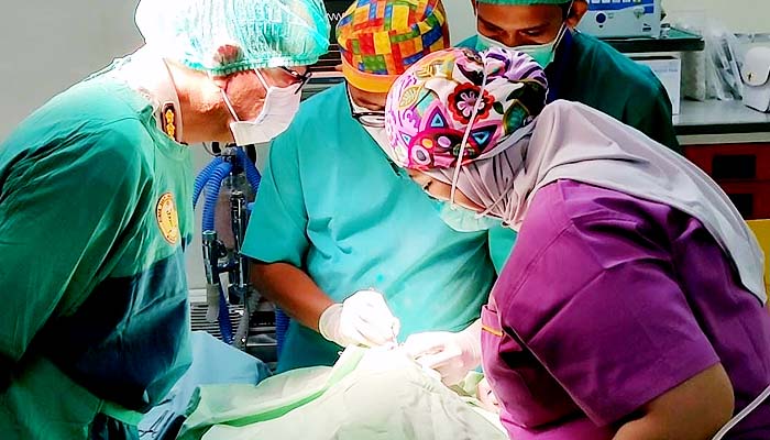 Bakti Kesehatan Polri, Polda Aceh gelar operasi bibir sumbing gratis.