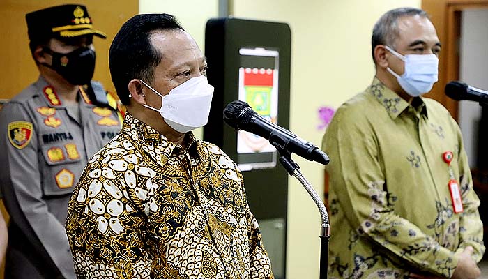 Mendagri Apresiasi Kekompakan Bupati Tangerang dan Forkopimda dalam Hadapi Pandemi Covid-19