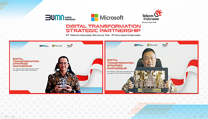 Telkom dan Microsoft Kolaborasi Demi Wujudkan Kedaulatan Digital Indonesia