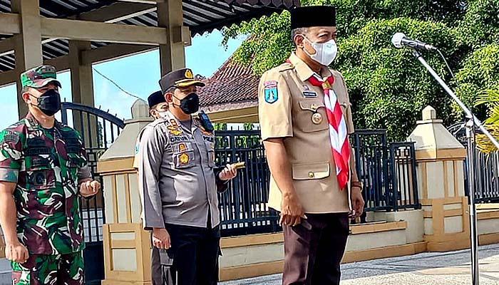 Hadapi Nataru, Polres Ponorogo Lakukan Apel Pasukan Operasi Lilin Semeru 2021