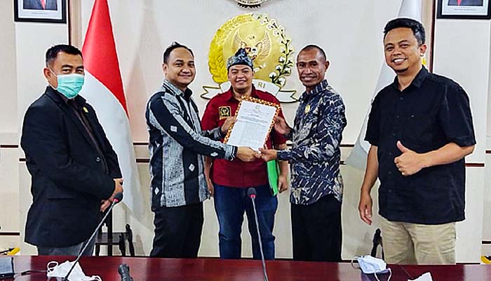 Badan Permusyawaratan Desa Seluruh Indonesia Serahkan Rekomendasi Hasil Rakernas Ke DPD RI