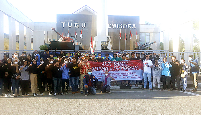 Pemuda, Mahasiswa dan Pagar Nusa di Nunukan Gelar Aksi Damai Kecam Edy Mulyadi