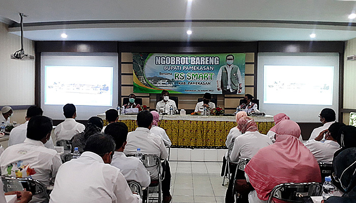 Bupati Baddrut Tamam, Minta Tenaga Kesehatan RSUD SMART Pamekasan Ramah Melayani Masyarakat